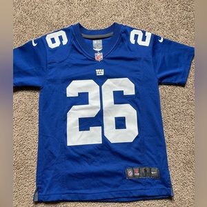 NFL Team Apparel Boys Saquon Barkley #26 NY Giants - Size S
